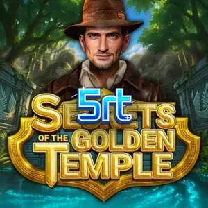 Tampilan visual slot Secrets of the Golden Temple dengan tema kuil emas